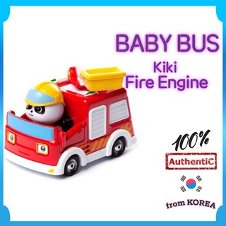 [KOREMIUM] BabyBus DieCasting Series - Kiki Fire Engine Korea Kids Toy baby bus, Loạt xe buýt trẻ sơ sinh - Xe cứu hỏa K