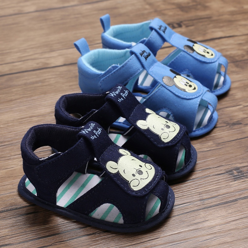 Giày Sandal Thoải Mái Thoáng Khí Thời Trang Mùa Hè Cho Bé 0-18 Tháng