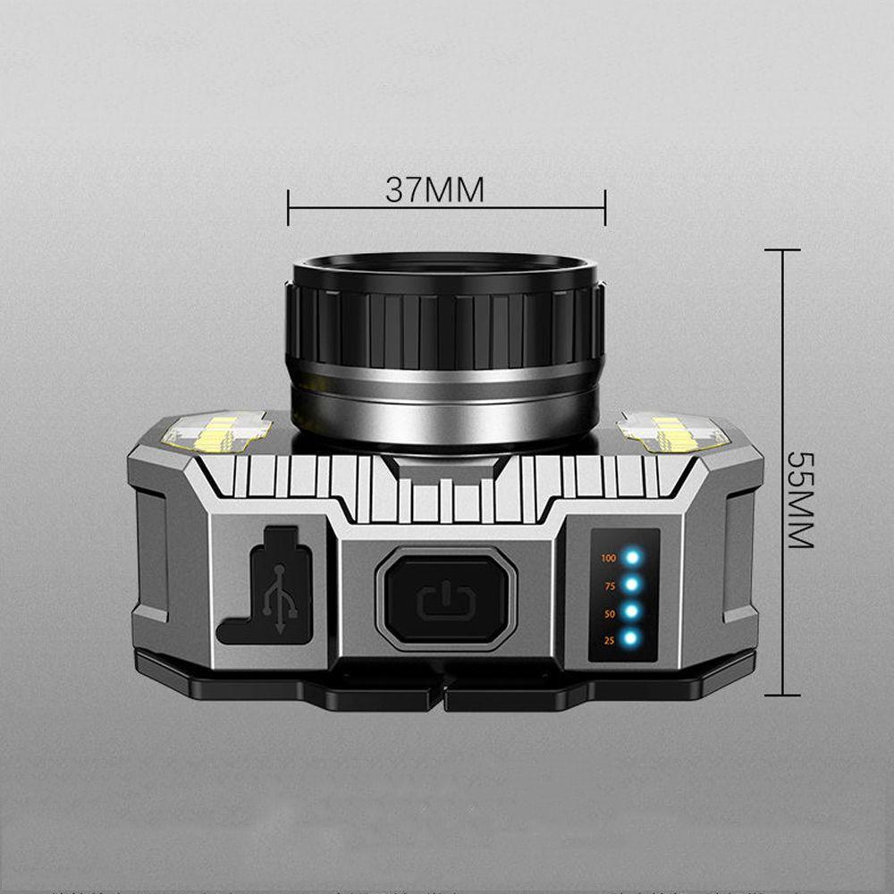 Đèn LED Đội Đầu Siêu Sáng Sạc USB Có Thể Tái Sạc Tiện Dụng