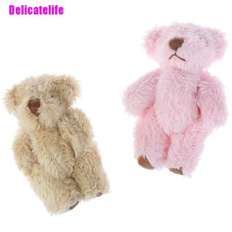 Phụ Kiện Trang Trí Búp Bê Hình Gấu Tóc Dài 4.5cm Dễ Thương