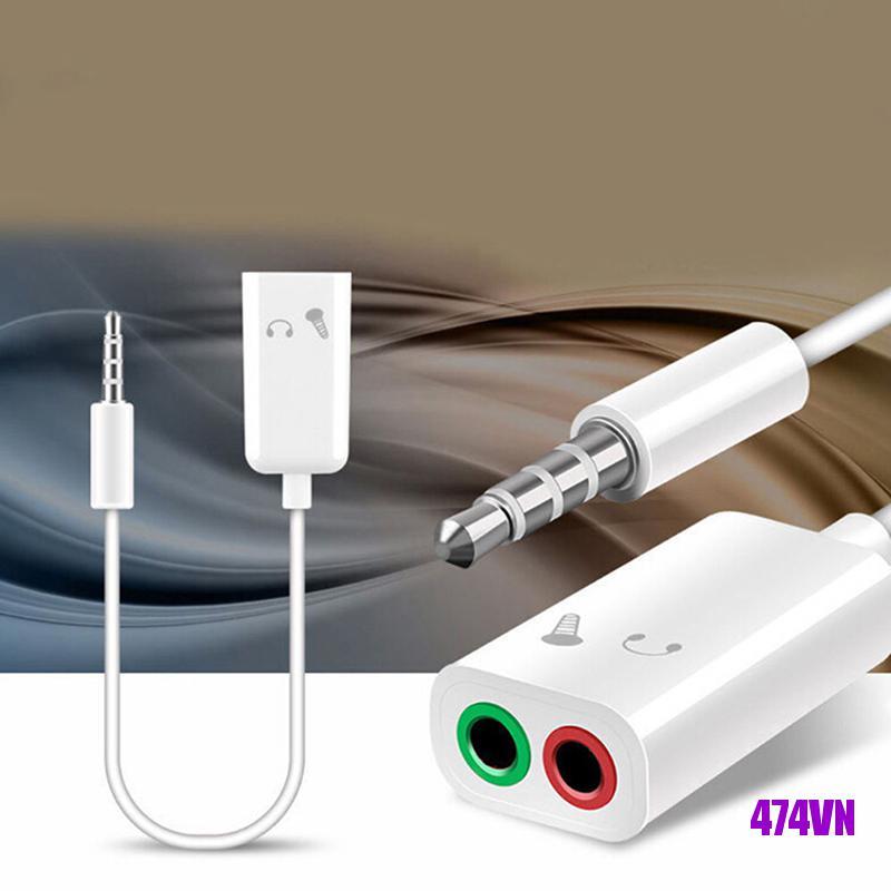 Cáp Chia Tai Nghe Và Mic 3.5mm Cho Điện Thoại