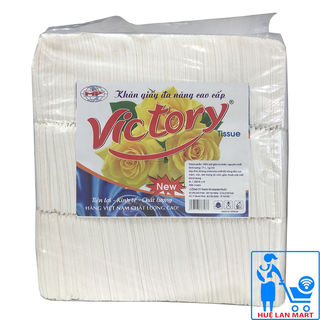 Khắn Giấy Đa Năng Cao Cấp Victory Tissue Bịch 1kg