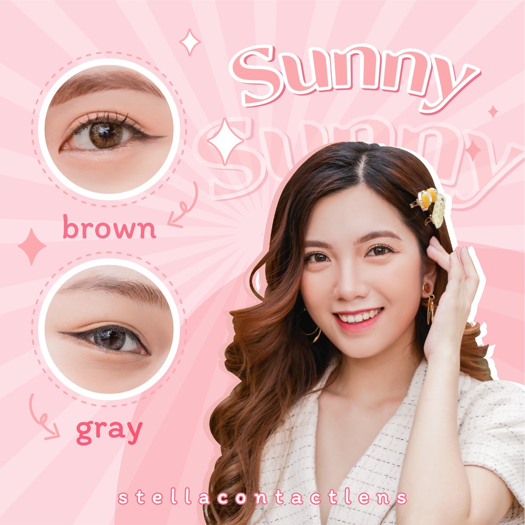 Kính áp tròng - Sunny Brown và Gray