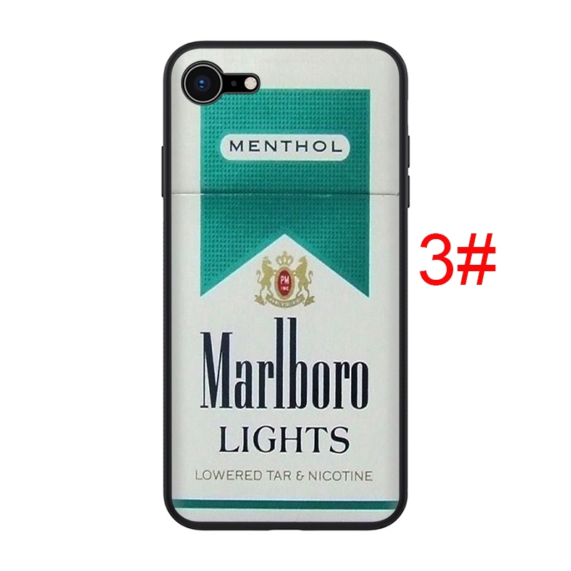 Ốp điện thoại họa tiết thương hiệu thuốc lá Marlboro E99 cho Apple iPhone 11 Pro XS Max XR X 8 7 6S 6 Plus 5S 5 SE 2020