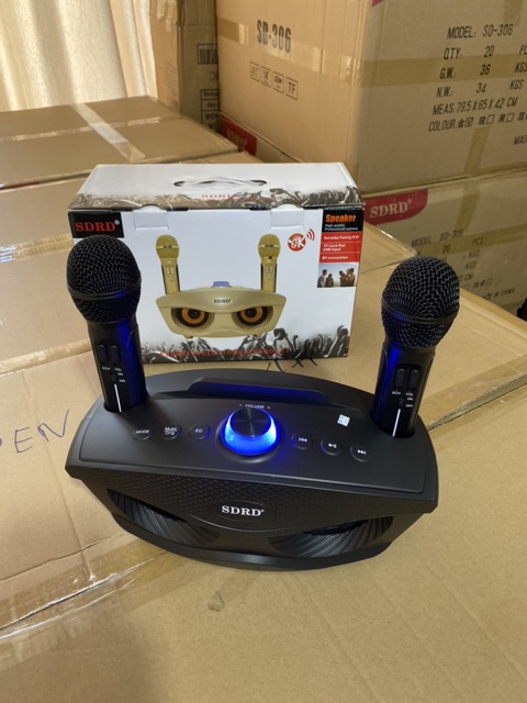 Loa karaoke Sd-306 Kèm 2 mic
