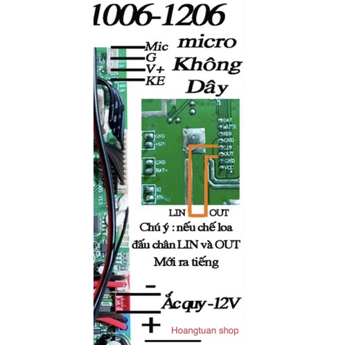[Mã ELHACE giảm 4% đơn 300K] Bo mạch loa kéo JBZ 1206 1006 0806( ko bao gồm mạch micro).