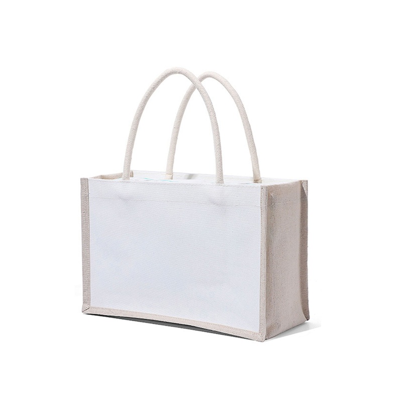 Túi Tote Bằng Sợi Đay Có Tay Cầm Tái Sử Dụng Được DIY