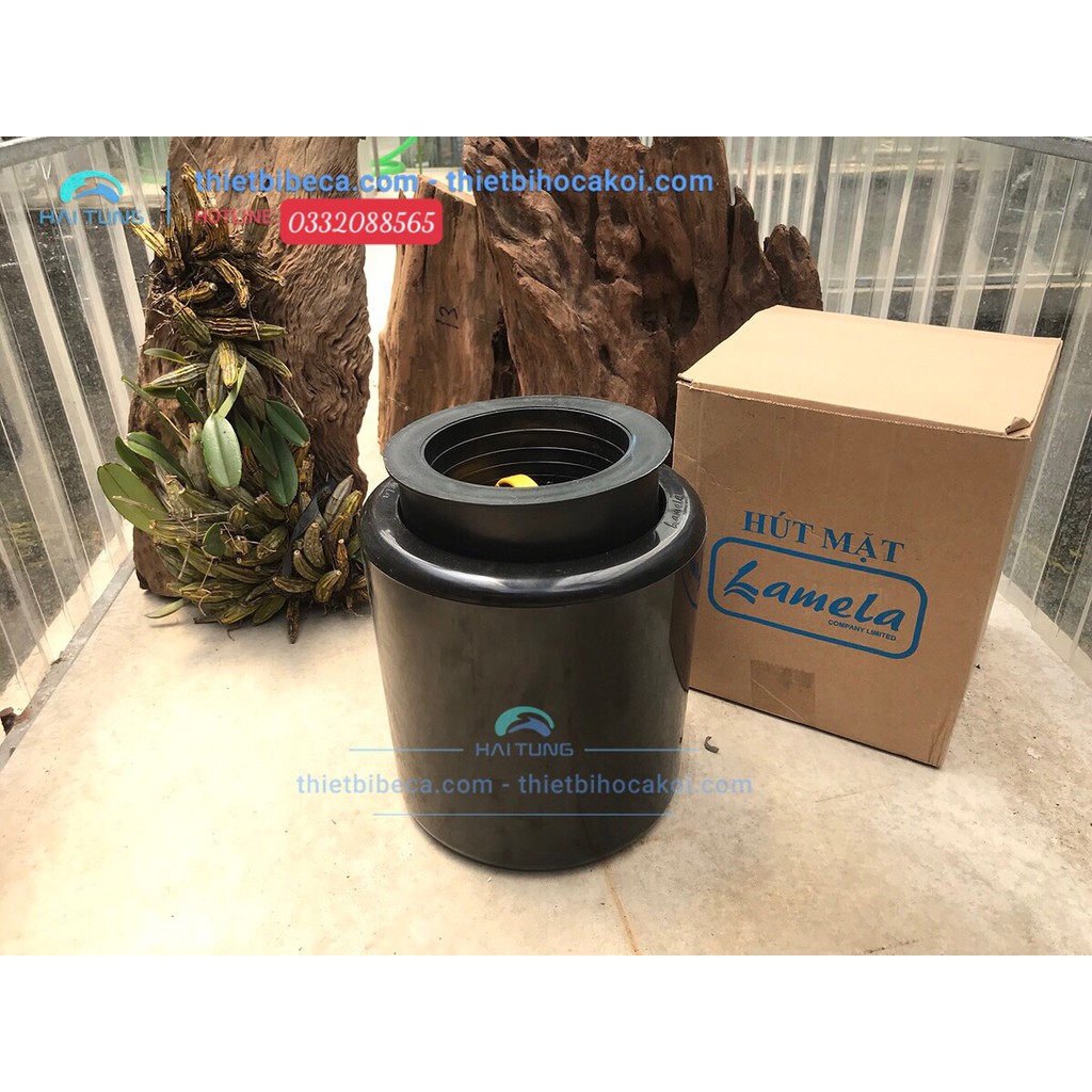 Hút mặt nhựa cao cấp Lamela dùng cho hồ koi, hút mặt chuyên dụng cho hồ cá , bể cá ngoài trời