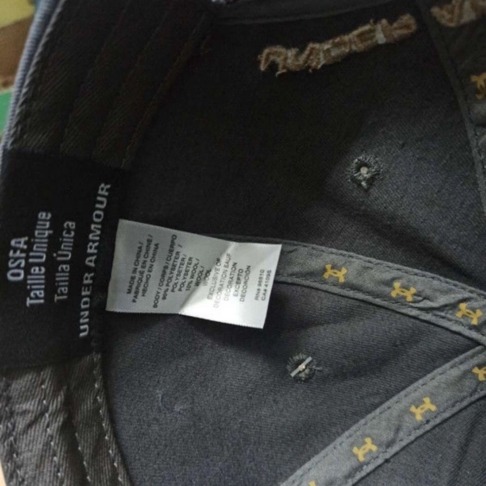 UNDER ARMOUR Under Armor Mũ Lưỡi Trai Thể Thao Thêu Chữ