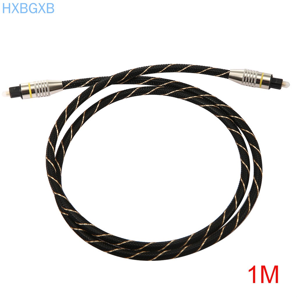 Dây Cáp Quang Âm Thanh 1 / 2 / 3m Od6.0 Toslink Male Sang Male Optical Toslink Cho Xbox 360 Ps3 Ps4 Laptop