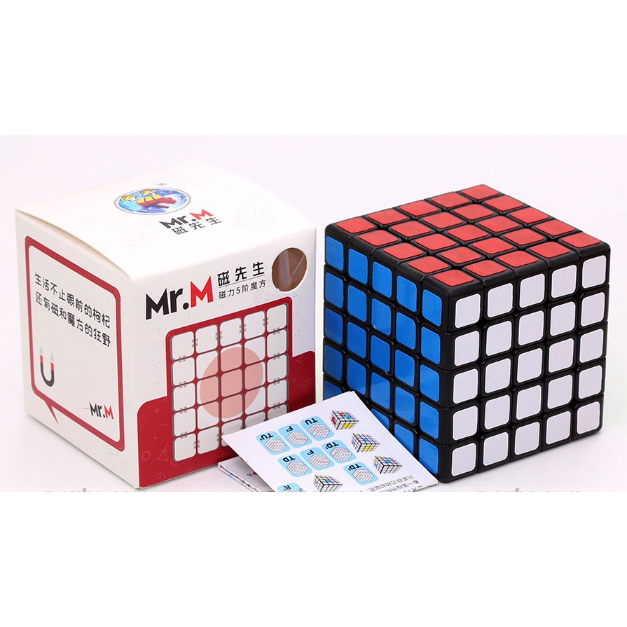 Rubik 5x5 ShengShou Mr.M 5x5x5 Có Nam Châm