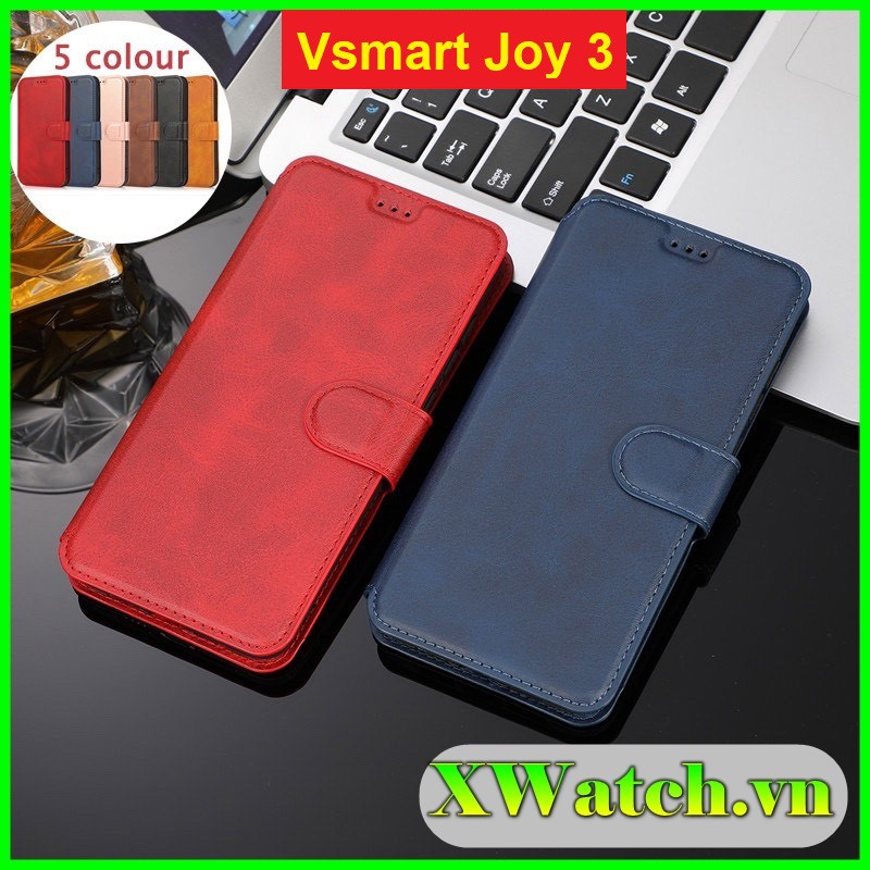 Bao da Vsmart Joy 3 Joy 1 Joy 1+ Joy 2 Joy 2+ Joy 3 Joy 4 có khe đựng thẻ tiện ích