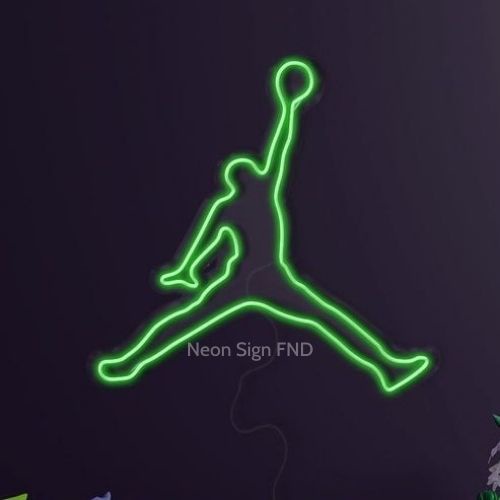 Đèn neon sign Đèn tiktok Decor home Den trang tri phòng ngủ hinh Jordan