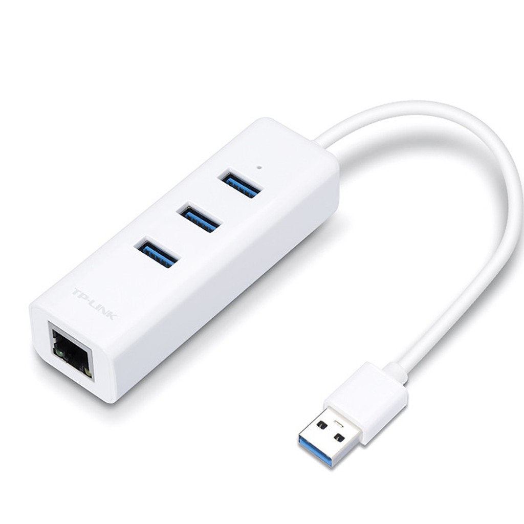 Bộ chuyển đổi mạng USB 3.0 sang Ethernet Gigabit kèm 3 cổng USB 3.0 TP-Link UE330