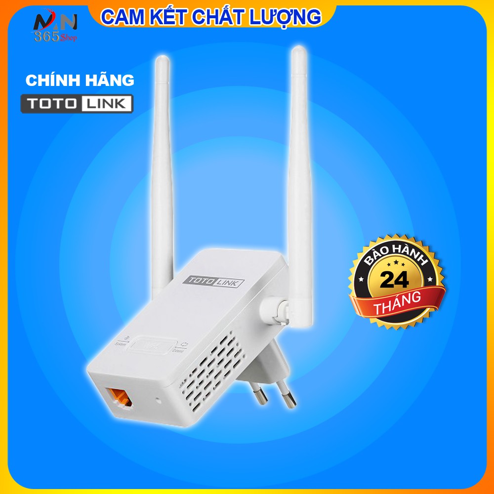 Bộ Kích Sóng WiFi Cực Mạnh Xuyên Tường TOTOLINK EX200 - Tốc Độ 300Mbps (Bảo Hành 2 Năm)