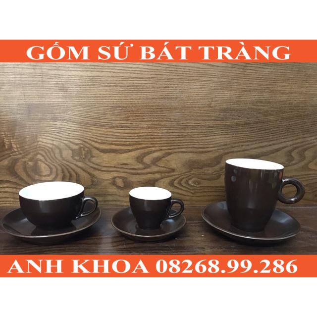 Set cốc capuchino Bát Tràng - Gốm sứ Bát Tràng Anh Khoa