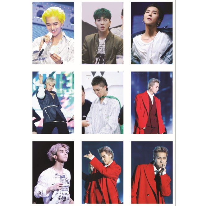 Lomo card ảnh thành viên WINNER - SONG MINO full 63 ảnh