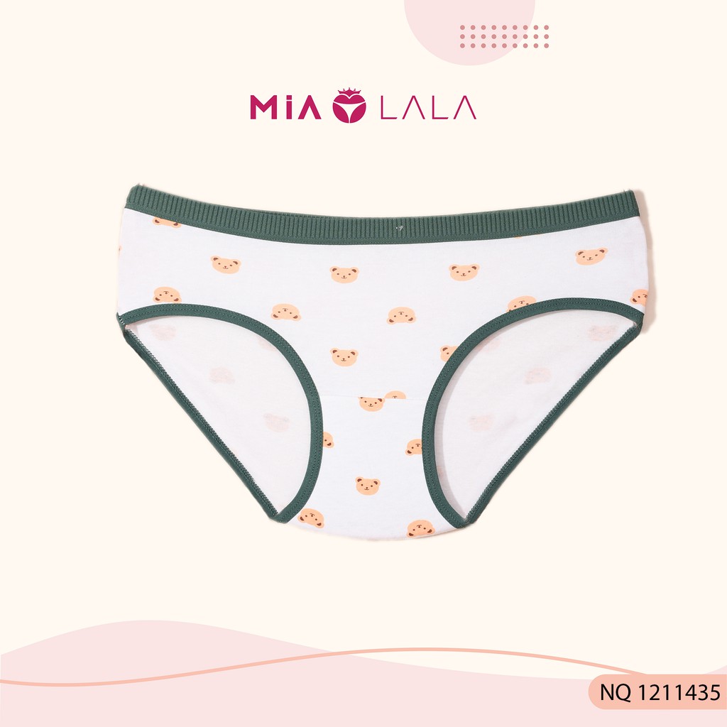 Quần lót nữ cotton Mialala thấm hút tốt, mềm mại, họa tiết gấu xinh xắn, đáng yêu NQ1211435 | BigBuy360 - bigbuy360.vn