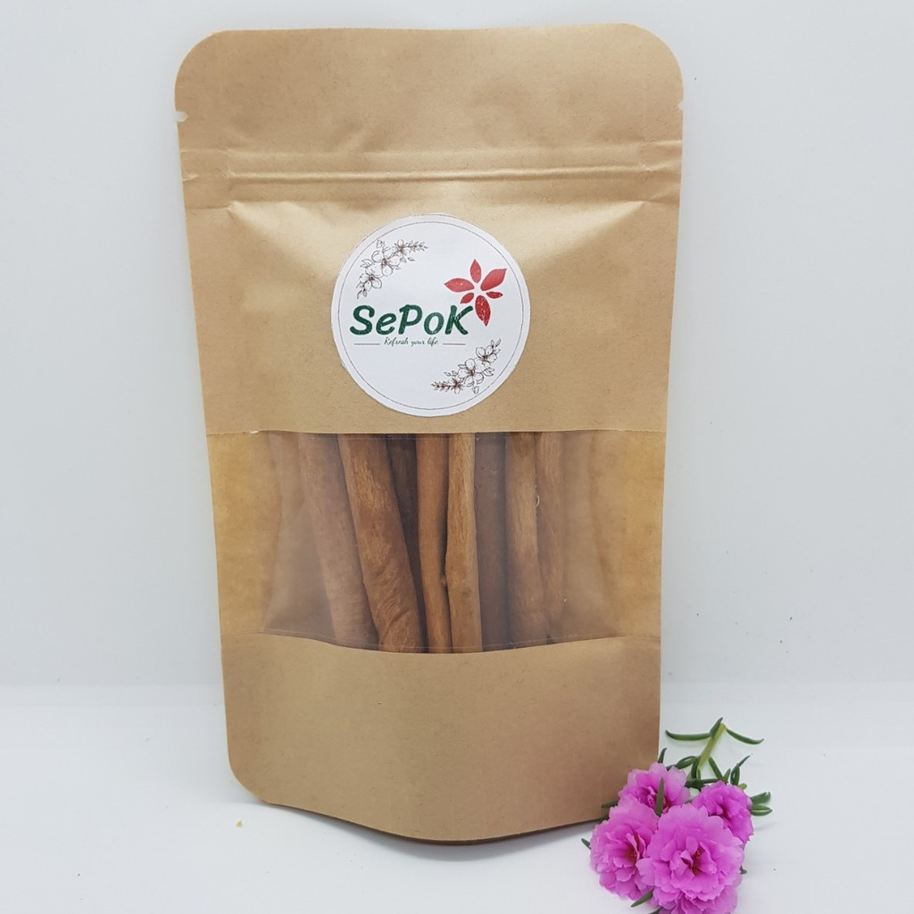 Quế Thanh Khô Cạo Vỏ 100g-Sepok