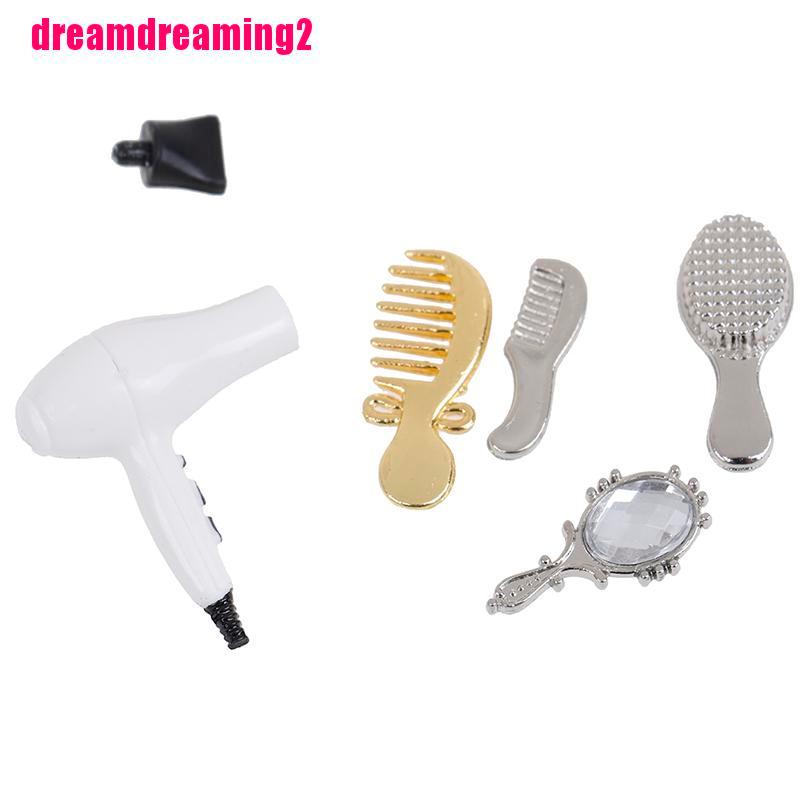 Bộ 5 Lược Chải Tóc Tỉ Lệ 1: 12 Cho Búp Bê Tỉ Lệ 1: 12