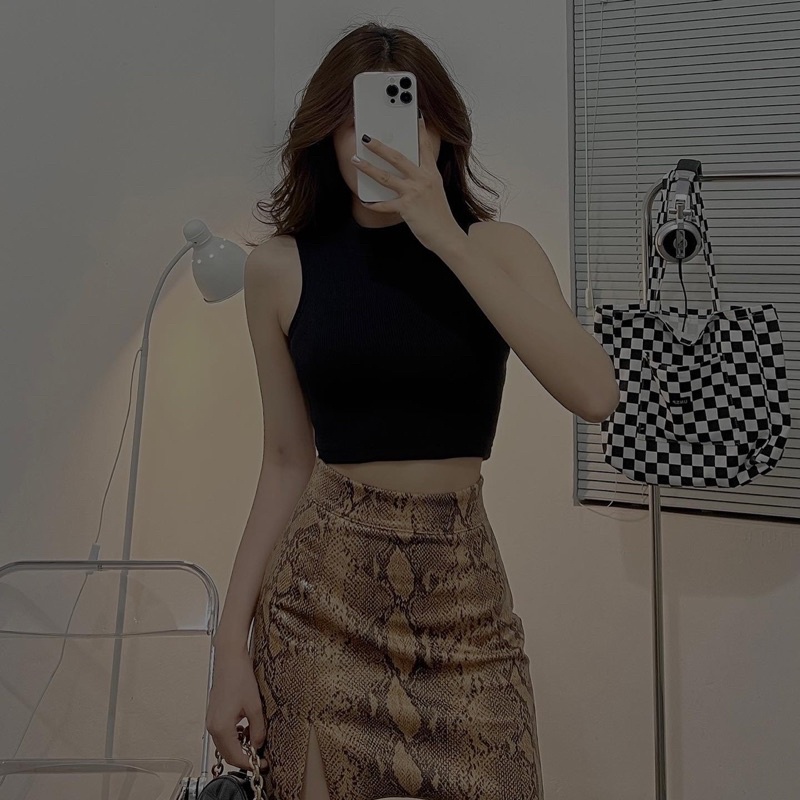 Áo cổ lọ nhiều màu