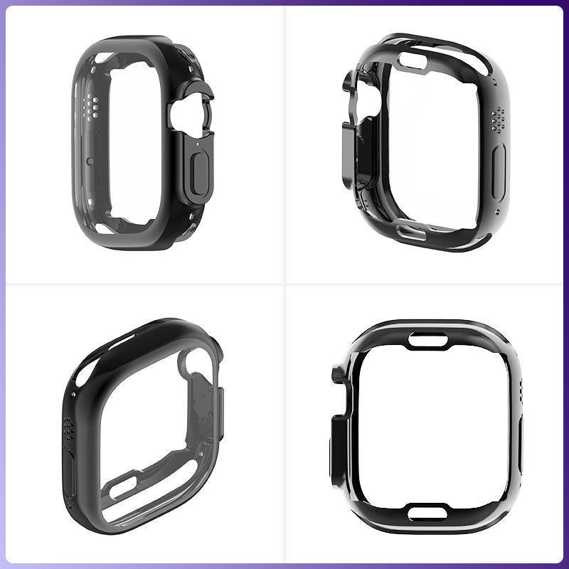 Ốp Bảo Vệ Bằng TPU Siêu Mỏng Chống Thấm Nước Cho Apple Watch Series 7 8 41MM 45MM iwatch 8 ultra 49MM