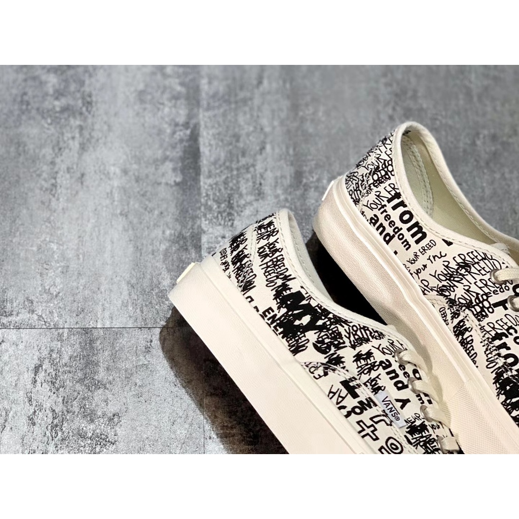 Giày Thể Thao Canvas VANS VAULT x COMME des GARCONS Genuine LX CDG Joint Chính Hãng 1839