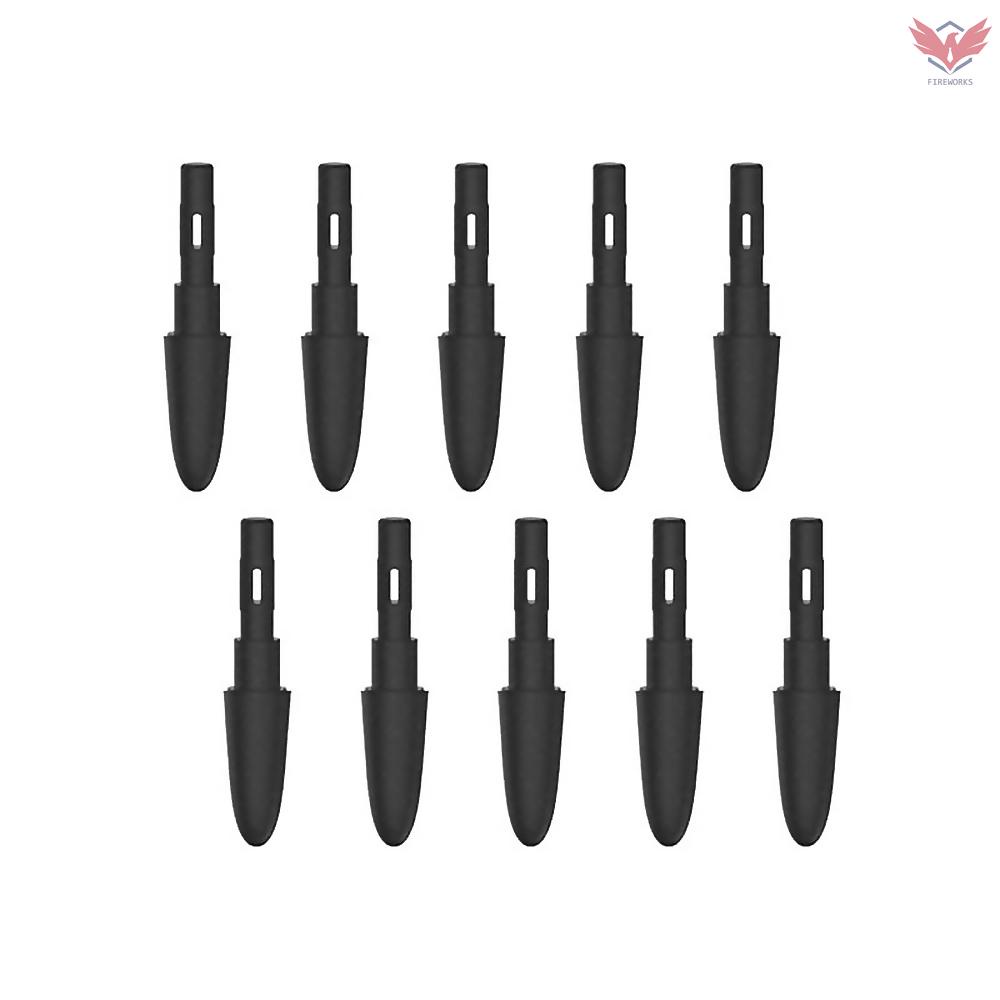 Bộ 10 ngòi bút cảm ứng thay thể chống mài mòn VEIKK S640 A30 VEIKK P001 dành cho máy tính bảng đồ hoạ