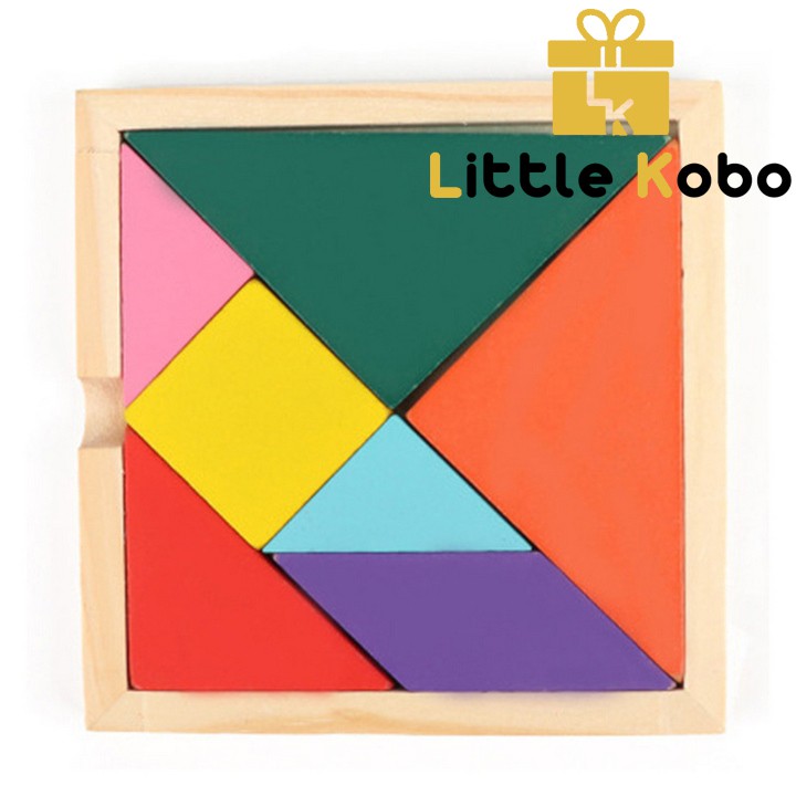 Đồ Chơi Trí Uẩn Tangram Ghép Hình Đồ Chơi Giáo Dục Trí Tuệ Phát Triển Tư Duy