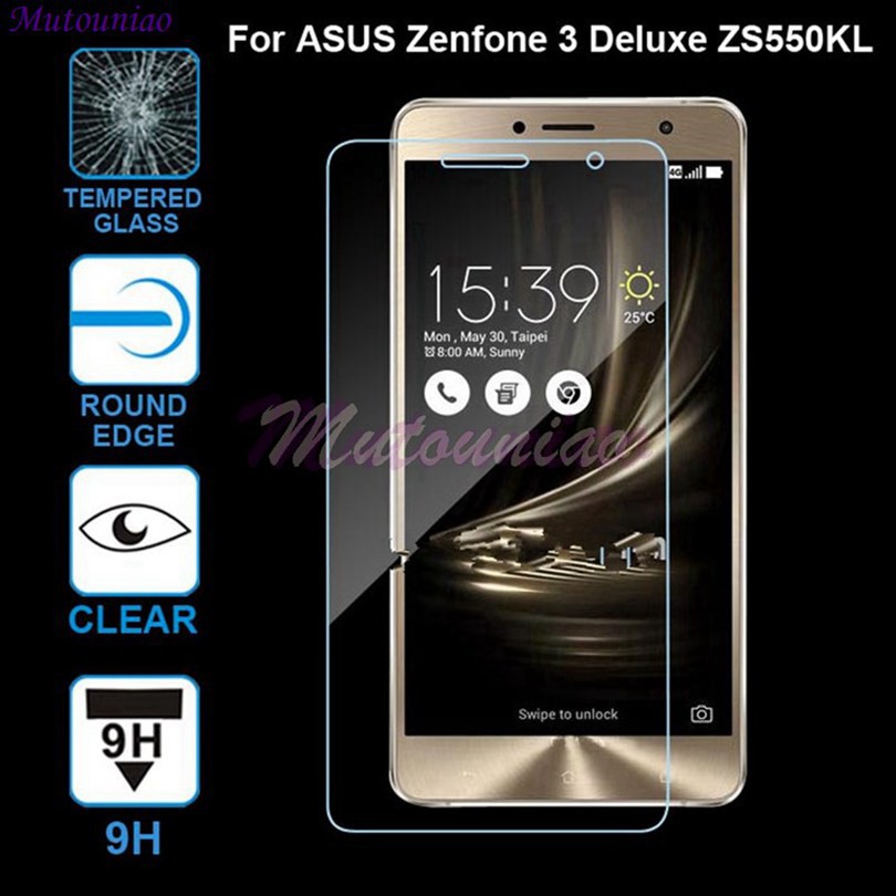 2 Kính Cường Lực Bảo Vệ Màn Hình Cho Asus Zenfone 3 Deluxe Zs550kl # 145