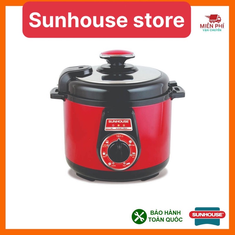 Nồi áp suất điện đa năng SUNHOUSE 5lit SHD1550,sunhouse SHD1552