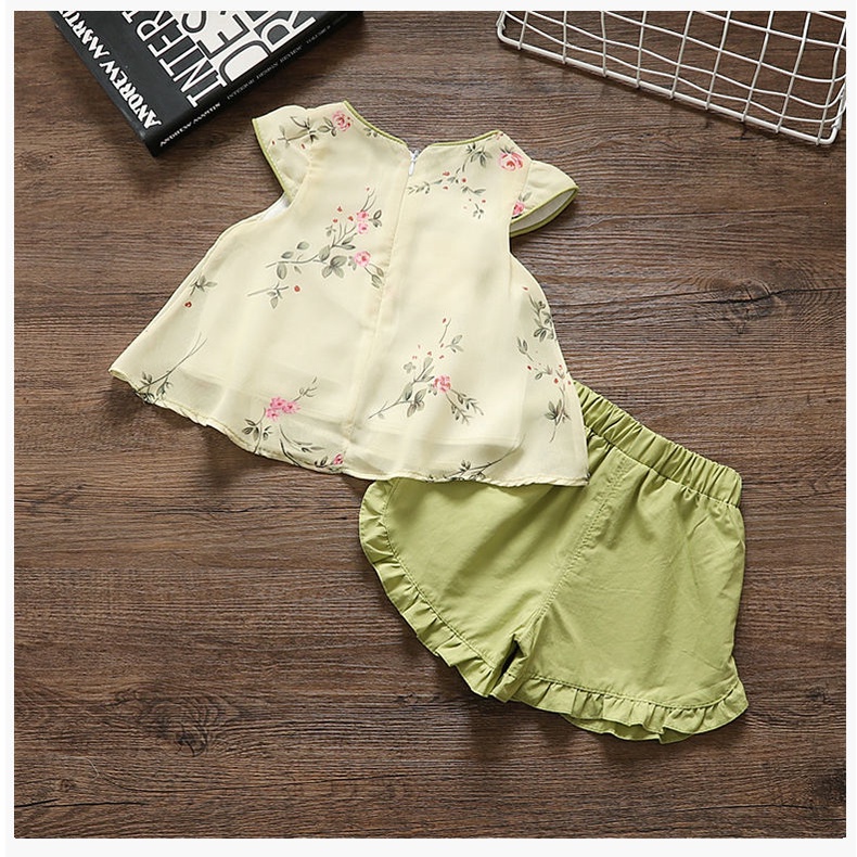 Bộ Hán Phục Thời Trang Trung Hoa Xinh Xắn Dành Cho Bé Gái 1-6 Tuổi