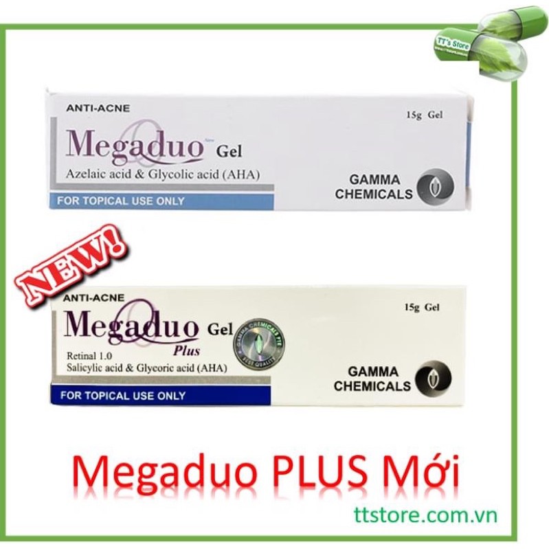 ✅[Chính Hãng] MEGADUO Gel 15g - Bản AHA và Plus Retinal 1.0 - Giảm Mụn Thâm, Trứng Cá, Dưỡng Da