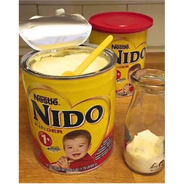 [9/2022] Sữa NIDO nắp đỏ 1.6kg Mỹ