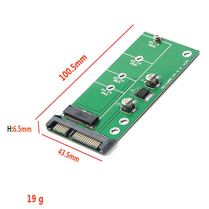 Mạch chuyển M.2 SATA sang cổng SATA MA07