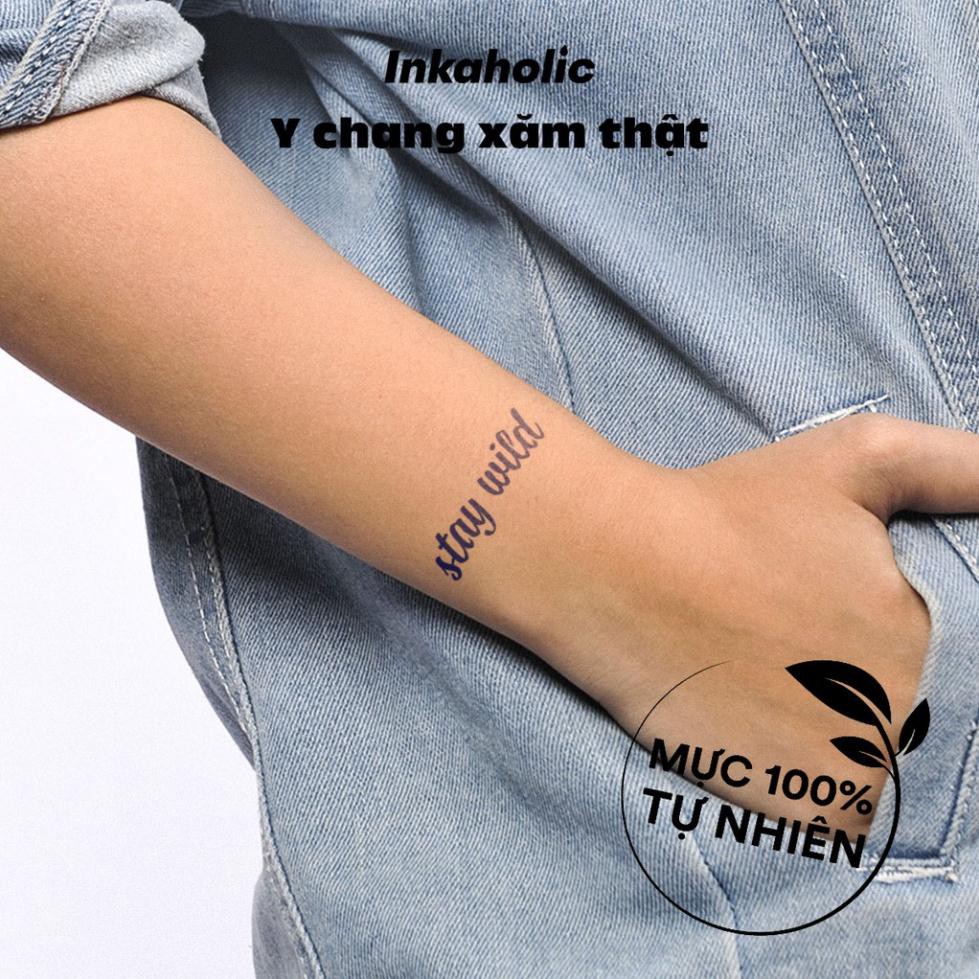 🐱 Hình xăm tạm thời Inkaholic 15 ngày, mực xăm 100% thành phần tự nhiên và chống nước