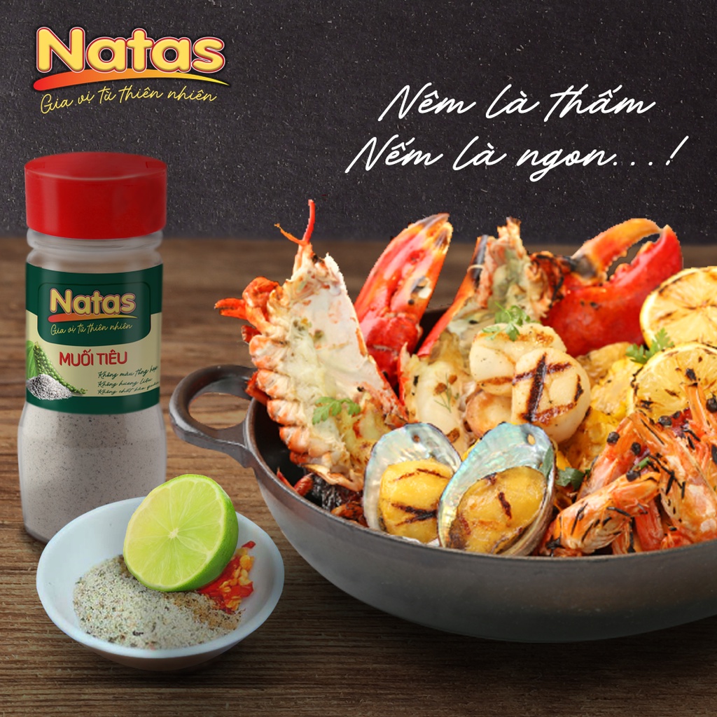 Muối tiêu Natas Hũ 100g