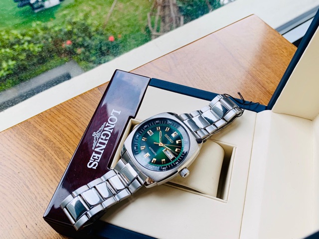 Đồng Hồ Seiko Nam SNKM97 Recraft Automatic Green Dial Stainless Steel Men's  Watch | Shopee Việt Nam