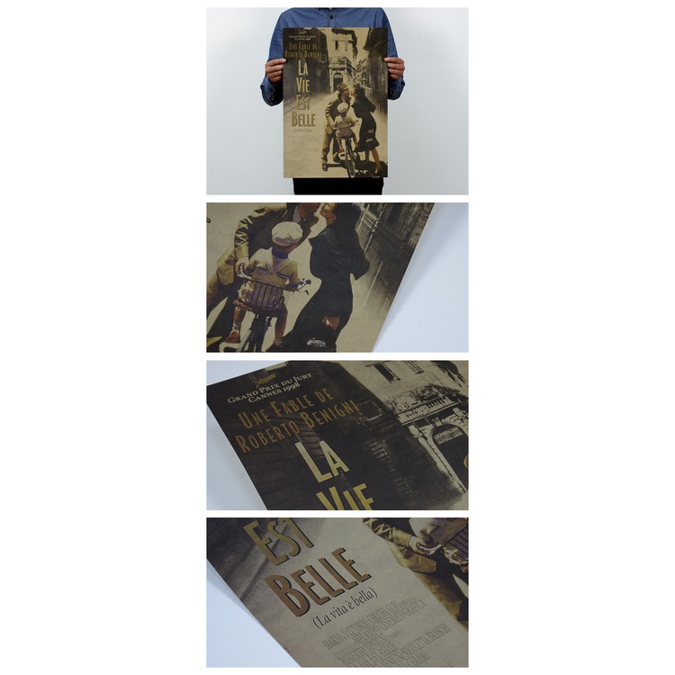 Poster Giấy Hình Cuộc Sống Đẹp Mắt H0505 51x36cm