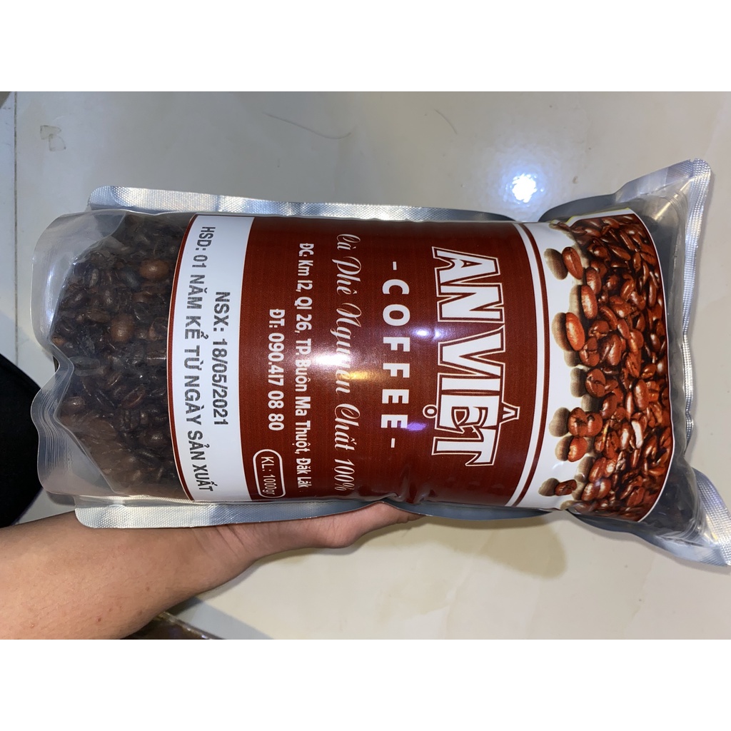 Cà phê nguyên chất Robusta - Arabica rang mộc đậm đà