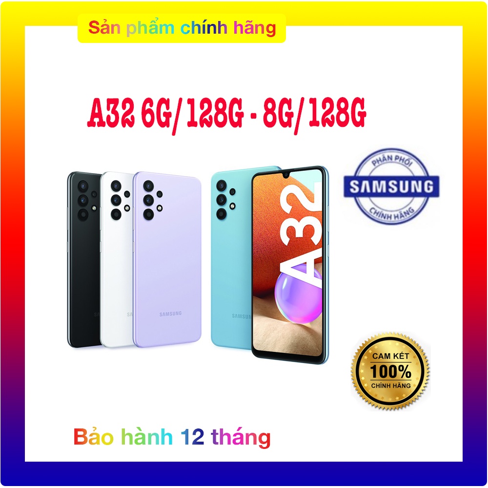 Điện thoại Samsung Galaxy A32 8GB/128GB hàng chính hãng Samsung Việt Nam