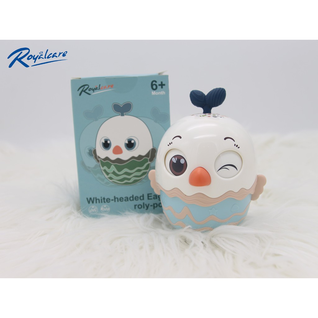 Đồ chơi lật đật hình quả trứng dễ thương kêu leng keng  Royalcare 0820-RC-822-222 - decor trang trí phòng bé