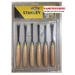 Bộ mũi đục gỗ 6 cây Stanley 16-120