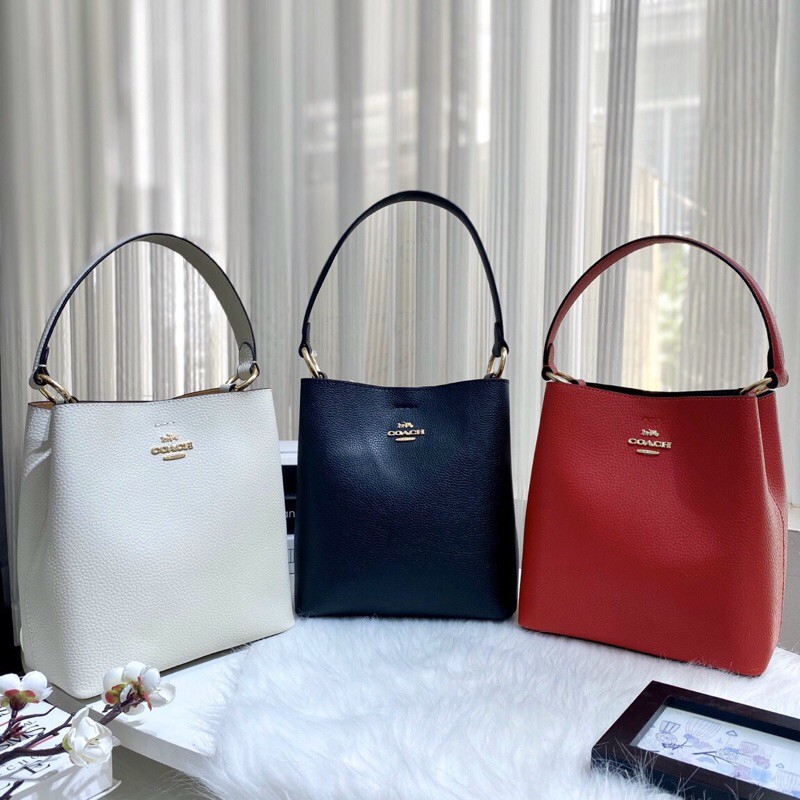 Túi C0ACH BUCKET SMALL 3 màu chuẩn xuất dư
