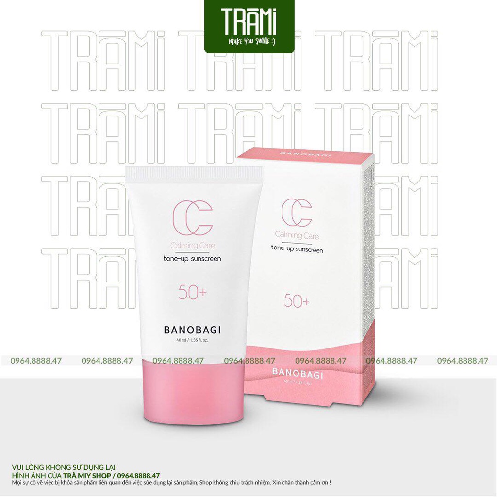 [CHÍNH HÃNG] Kem Chống Nắng Cấp Ẩm Banobagi Calming Care Tone-Up Sunscreen SPF 50+ PA+++ Hàn Quốc.