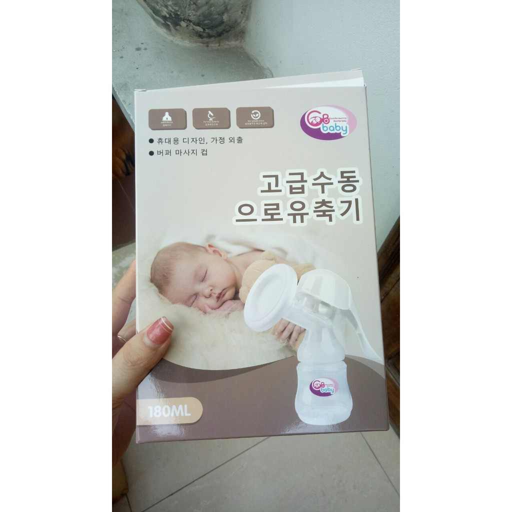 Máy hút sữa mẹ cầm tay GB Baby Hàn Quốc + 6 túi trữ sữa[ Giá tốt]