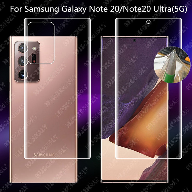 Set miếng dán bảo vệ mặt trước sau và tròng kính cho Samsung Galaxy S22 S21 Ultra S20 S10 S9 S8 Plus S21 S20 FE Note 20 Ultra Note 10 Lite Note 9 8