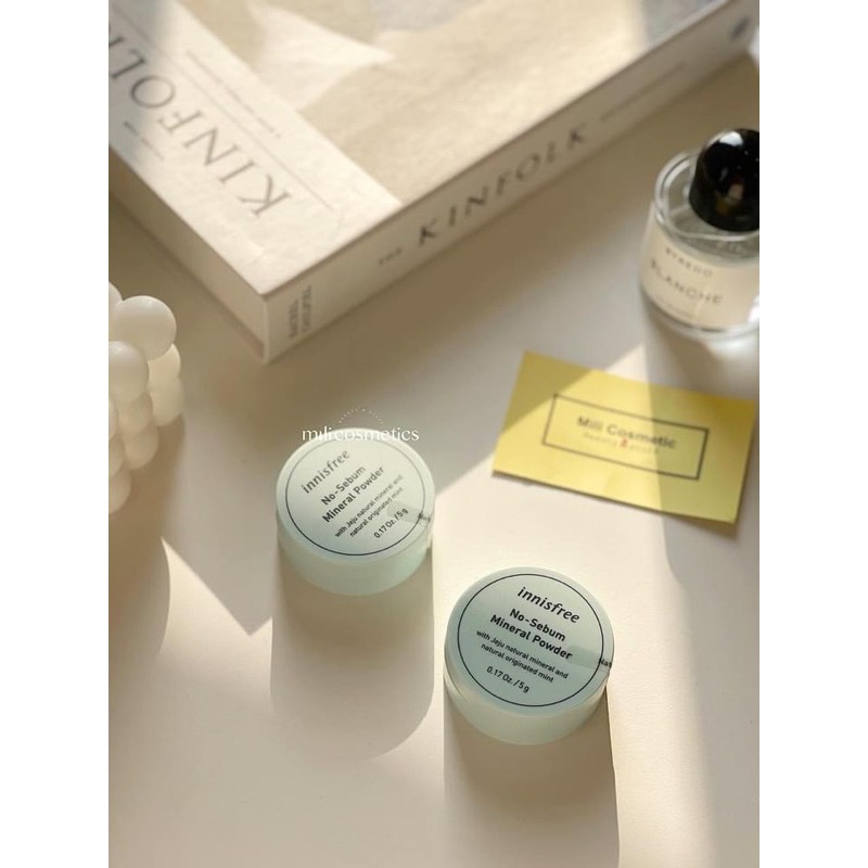 Phấn phủ dạng bột kiềm dầu Innisfree – no sebum mineral powder