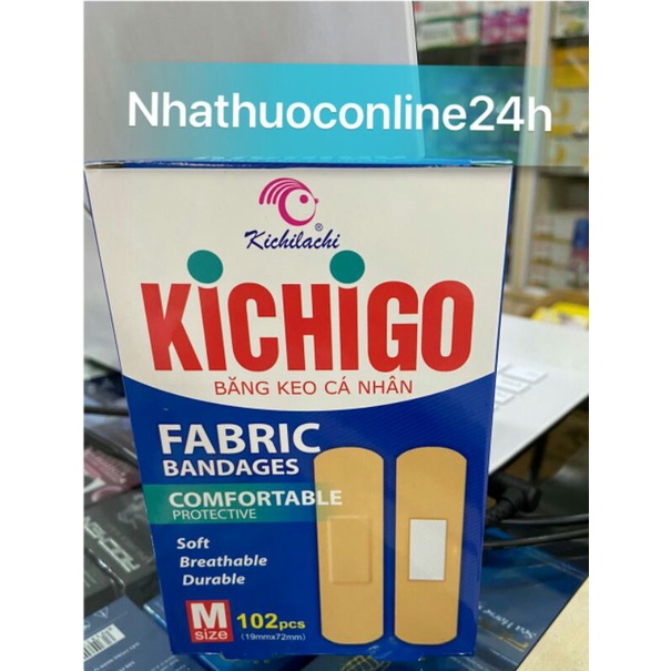 Băng cá nhân Urgo Kichigo 102 miếng