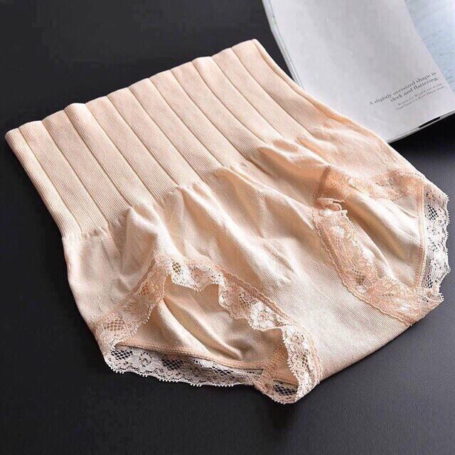 Quần lót HAVANA gen bụng viền ren munafie nhật túi zíp FLQ24 | BigBuy360 - bigbuy360.vn